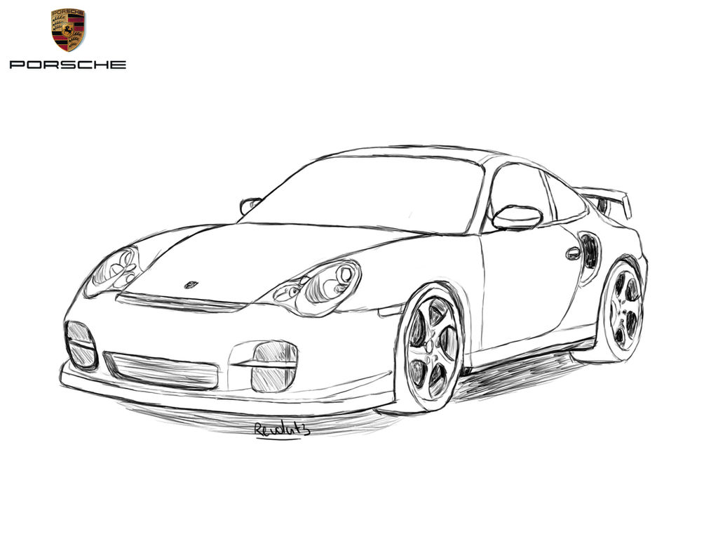 Porsche Zeichnen Porsche Zeichnen