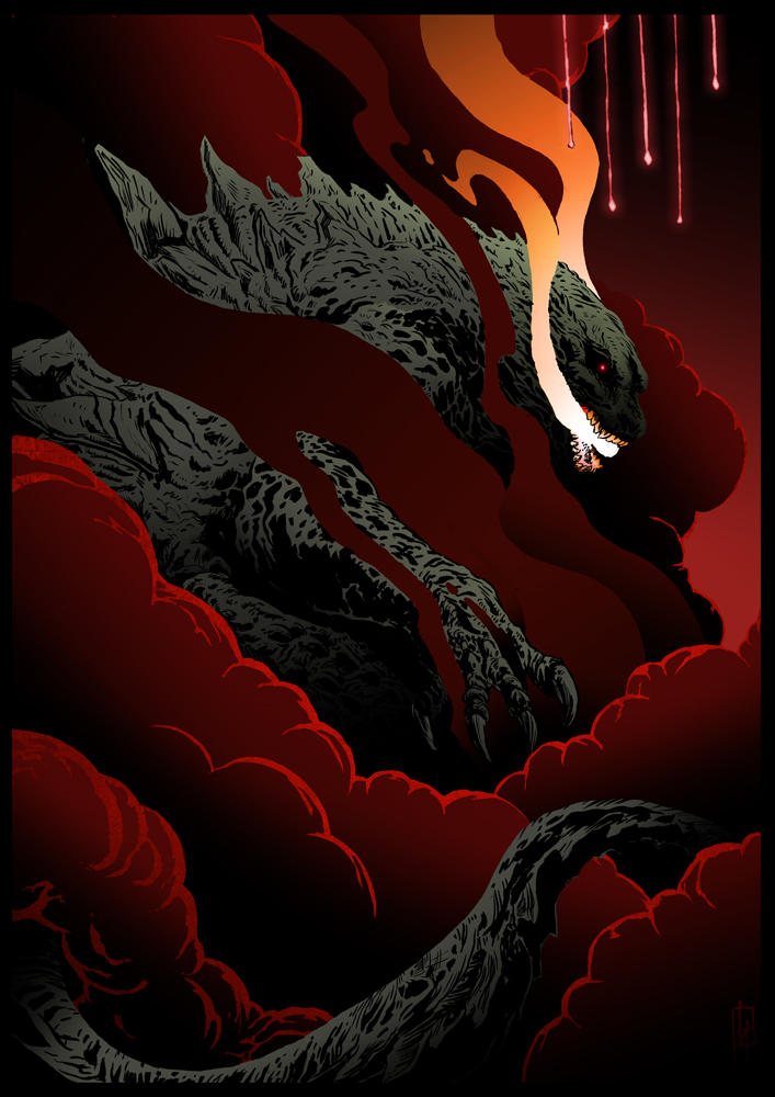 Godzilla Color Pattern Godzilla (color variant) by Hyxs on DeviantArt
