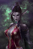 Dark Elven Beauty Haiza