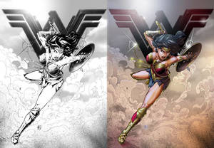 Wonder Woman colours
