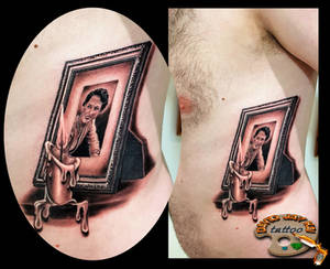 Gran and candle tattoo2