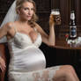 The bride toasts you