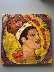 Forever Freddie Freddie Mercury painting