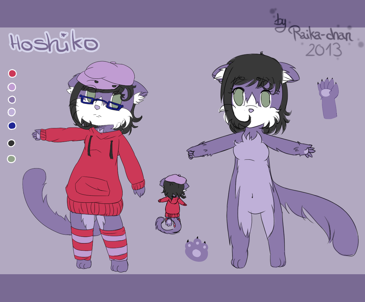 .: Reference Fursona Hoshiko 2013 :.