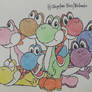 A Herd of Yoshis