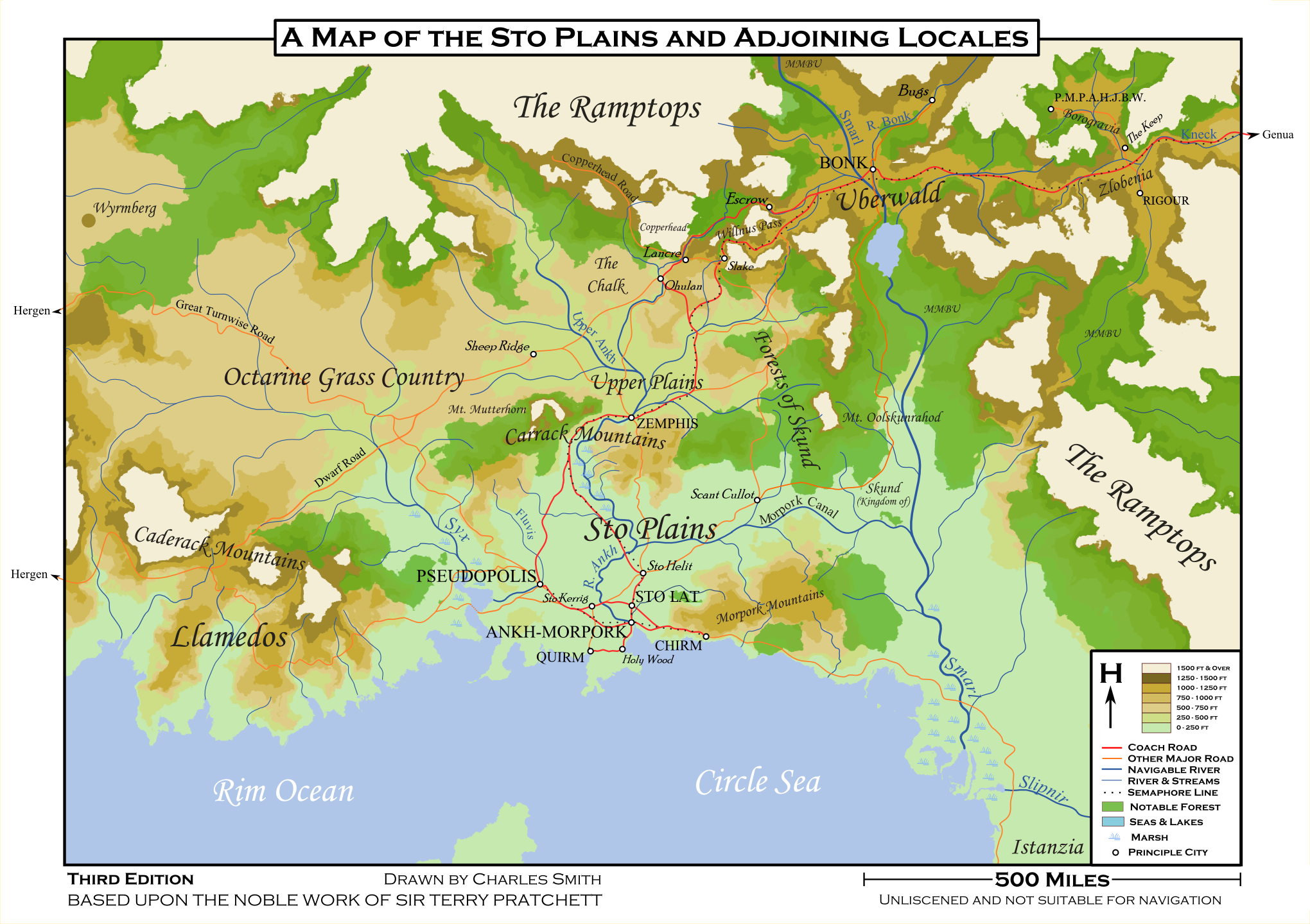 Discworld Map - Sto Plains 3