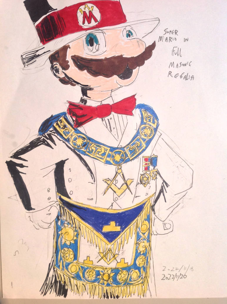Super Mario in Full Masonic Regalia by freeslimey on DeviantArt