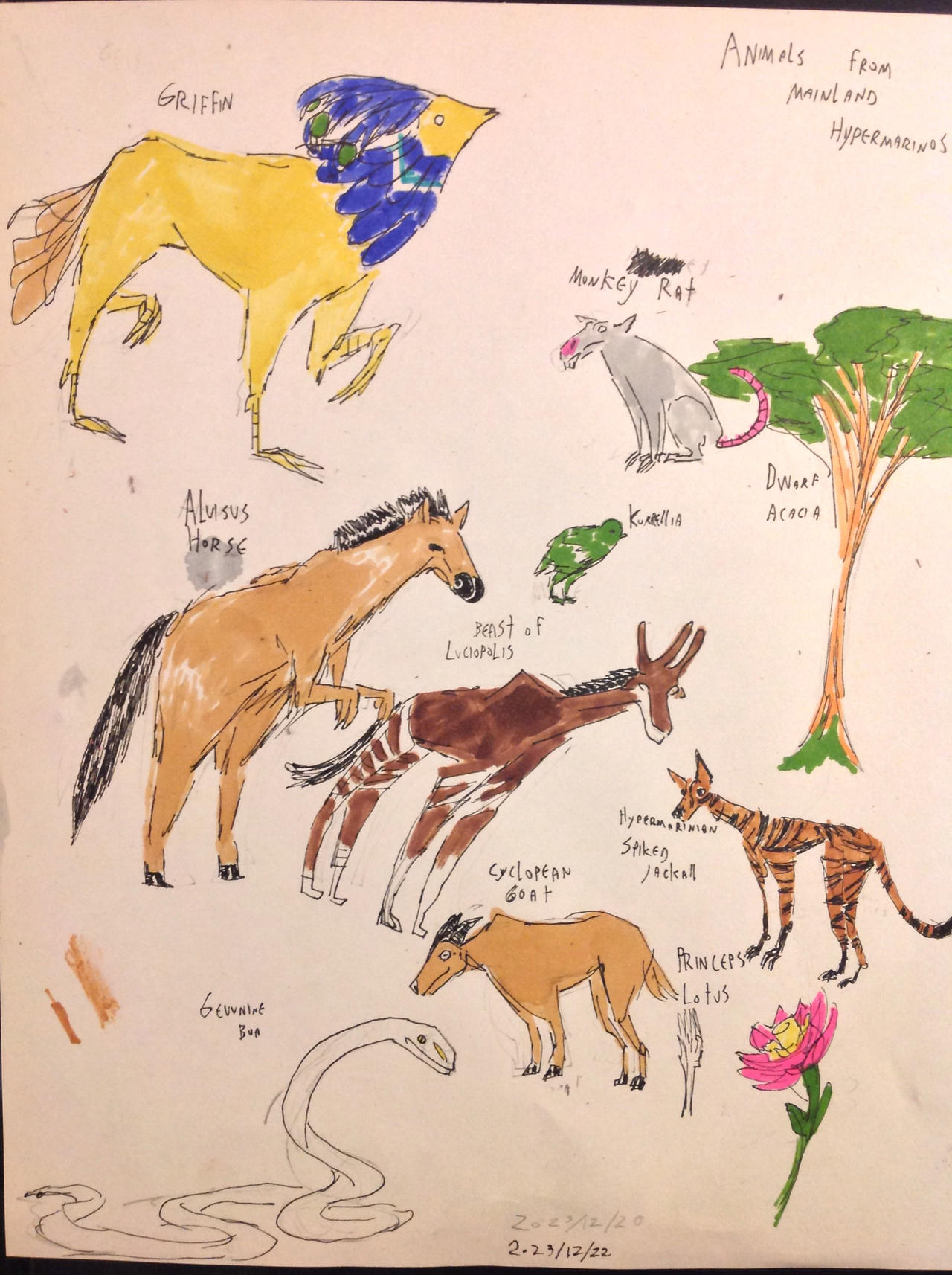Flora and Fauna Native to Hypermarinos by freeslimey on DeviantArt