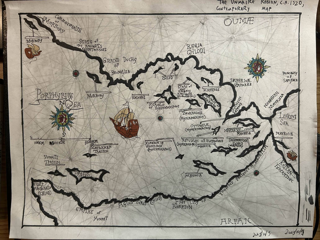 Unre Map New Map of the Unmaire Region by freeslimey on DeviantArt