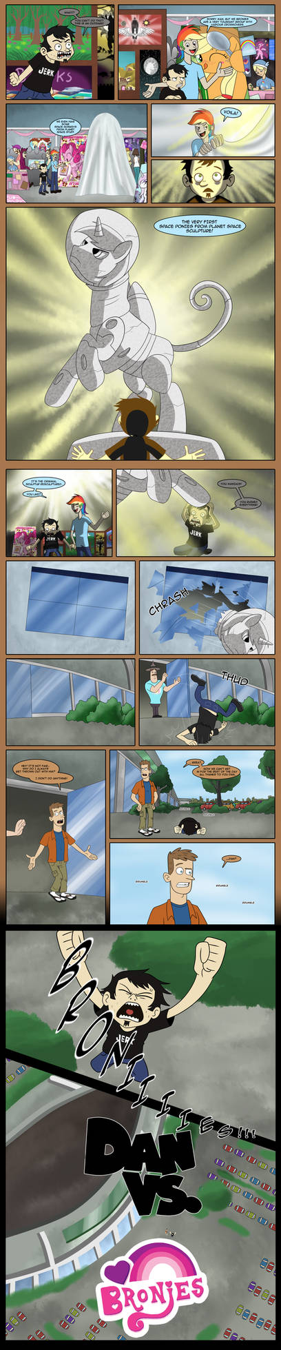 Dan vs Bronies - Intro End by Edowaado