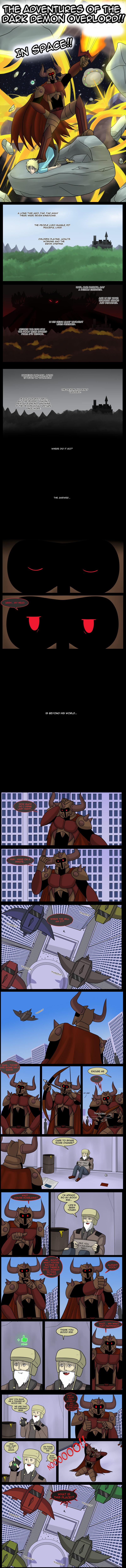 THE ADVENTURES OF THE DARK DEMON OVERLORD! INSPACE