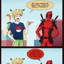 Dedicated Deadpool Cosplayer