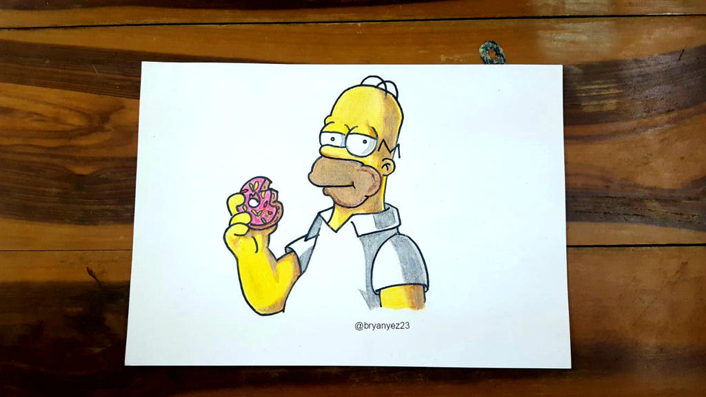 Homero Simpson Drawing by bryanyez on DeviantArt Homero Simpson Drawing by bryanyez on DeviantArt