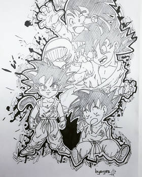 Dragon Ball ||San Goku Drawing