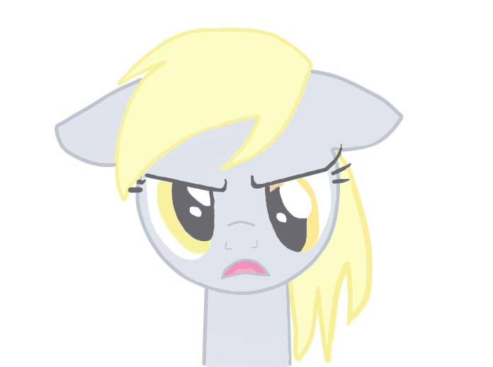 Angry derpy by MasterDashie on DeviantArt
