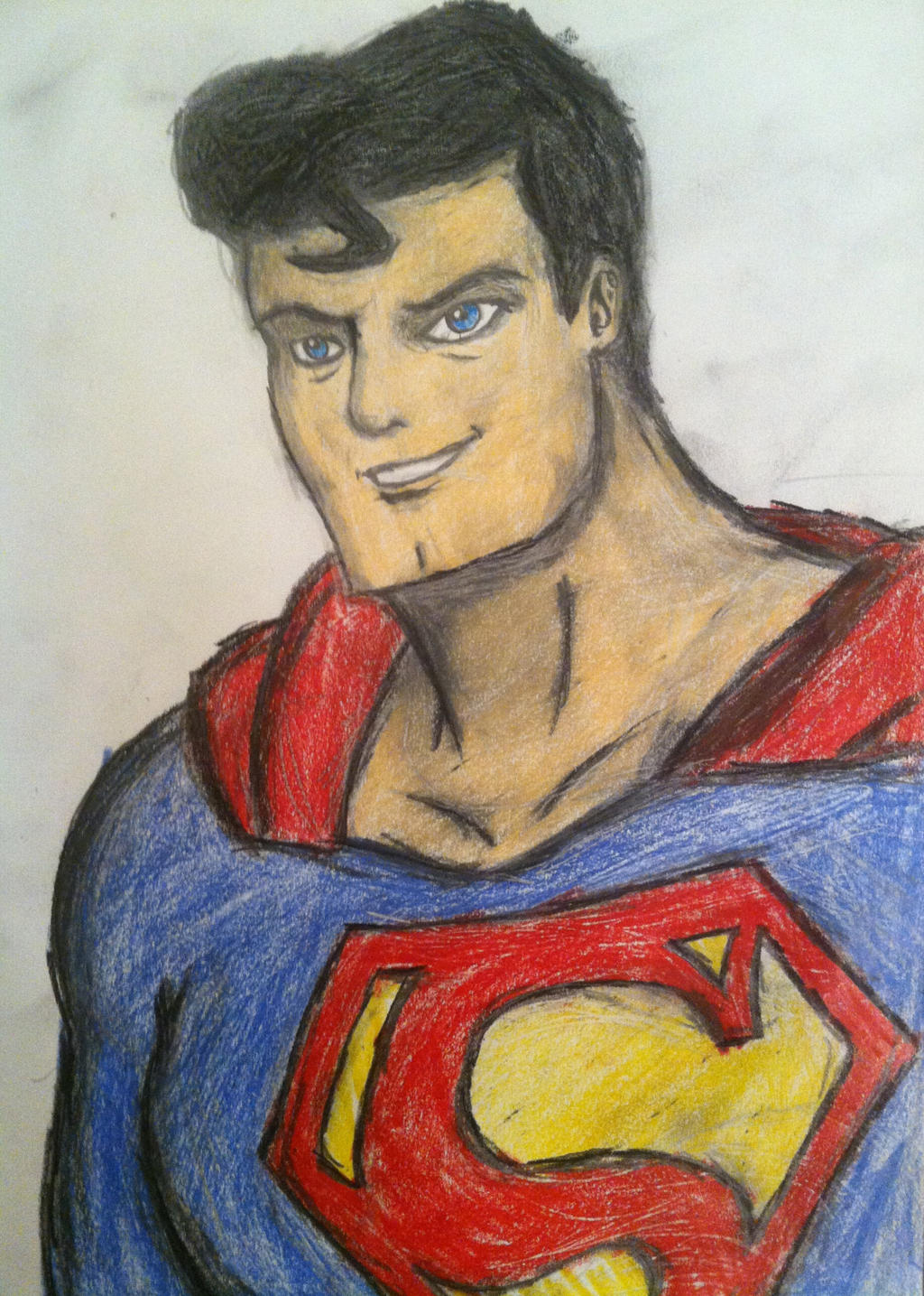 Superman portrait, Bruce Timm style