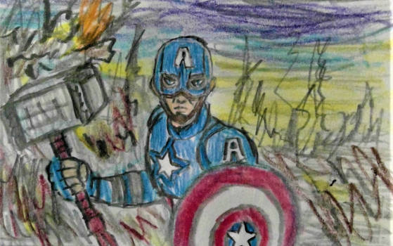 Cap Is Worthy doodle sketch