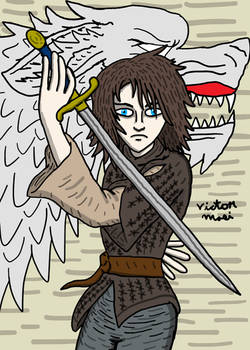 Arya Stark portrait