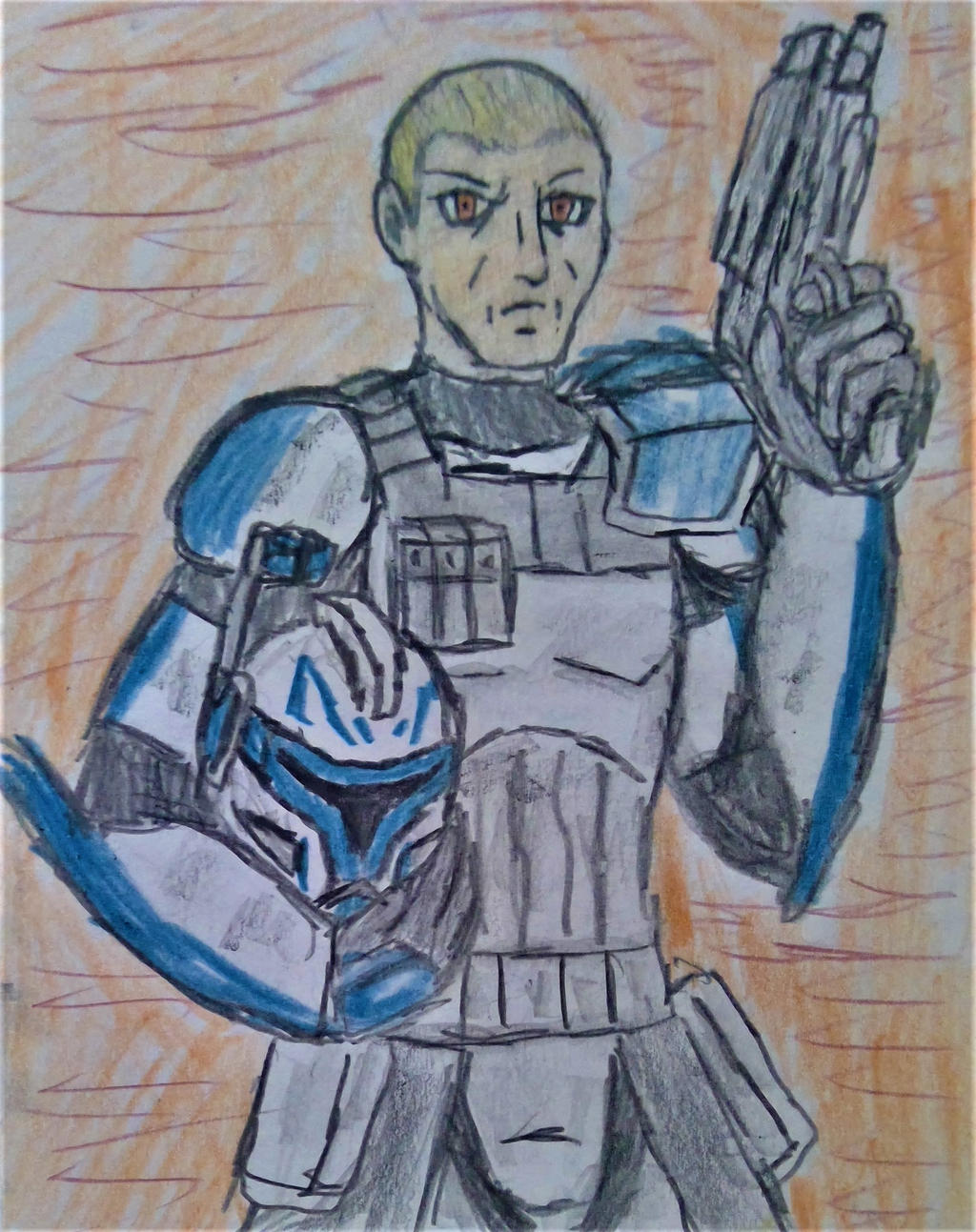 Cap Rex Scetch Captain Rex doodle portrait sketch by TheRavensBastard39 on DeviantArt