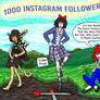 Instagram 1000 Followers Celebration