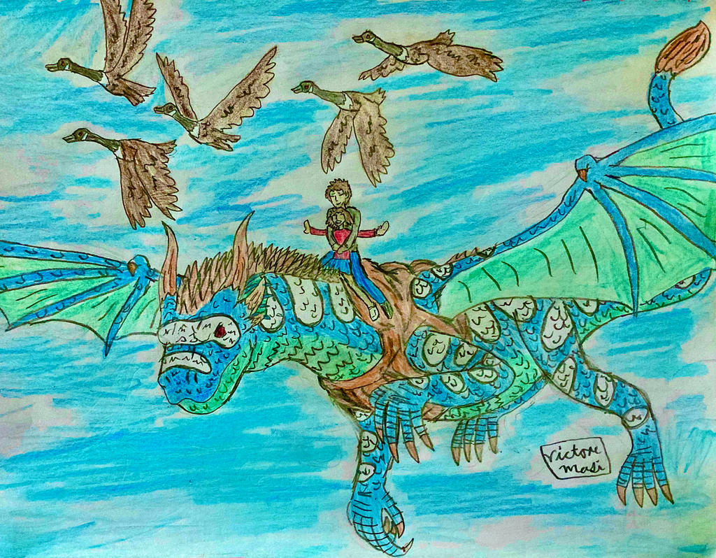 Dragon Ride With Daughter by TheRavensBastard39 on DeviantArt