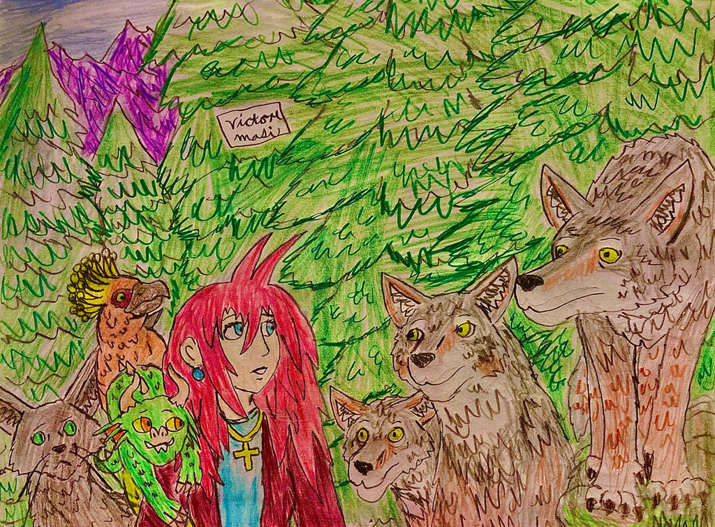 Amongst Cryptids and Wolves by TheRavensBastard39 on DeviantArt