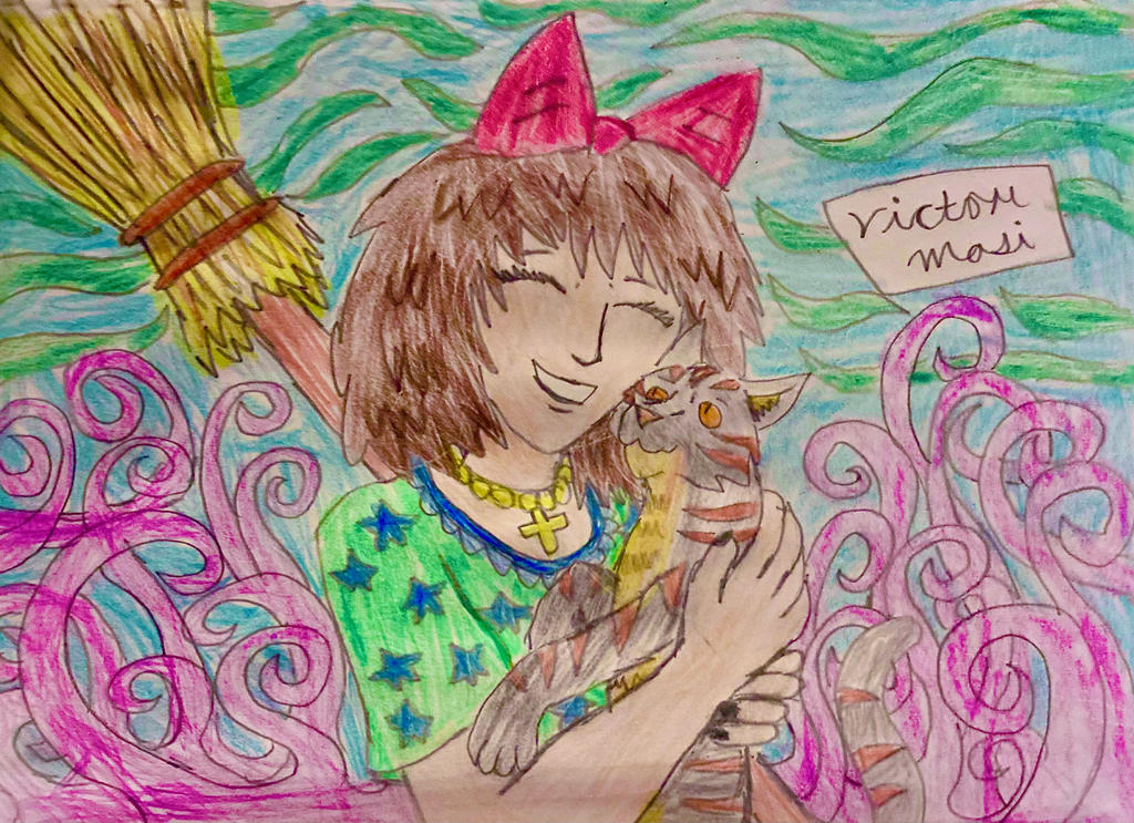 A Witch and her Cat