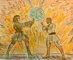 Revenge of the Sith Fanart Battle of the Heroes