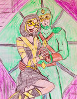 Kite Man and Golden Glider