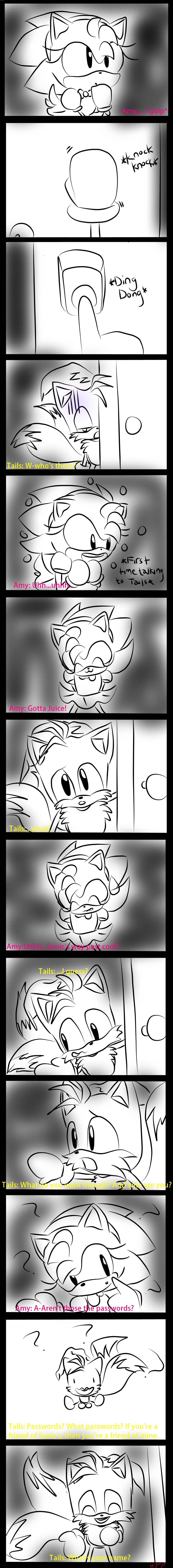 A Classic Sonamy Comic Made By FireWitch25  Classic Love Story Sonamy  Comic 