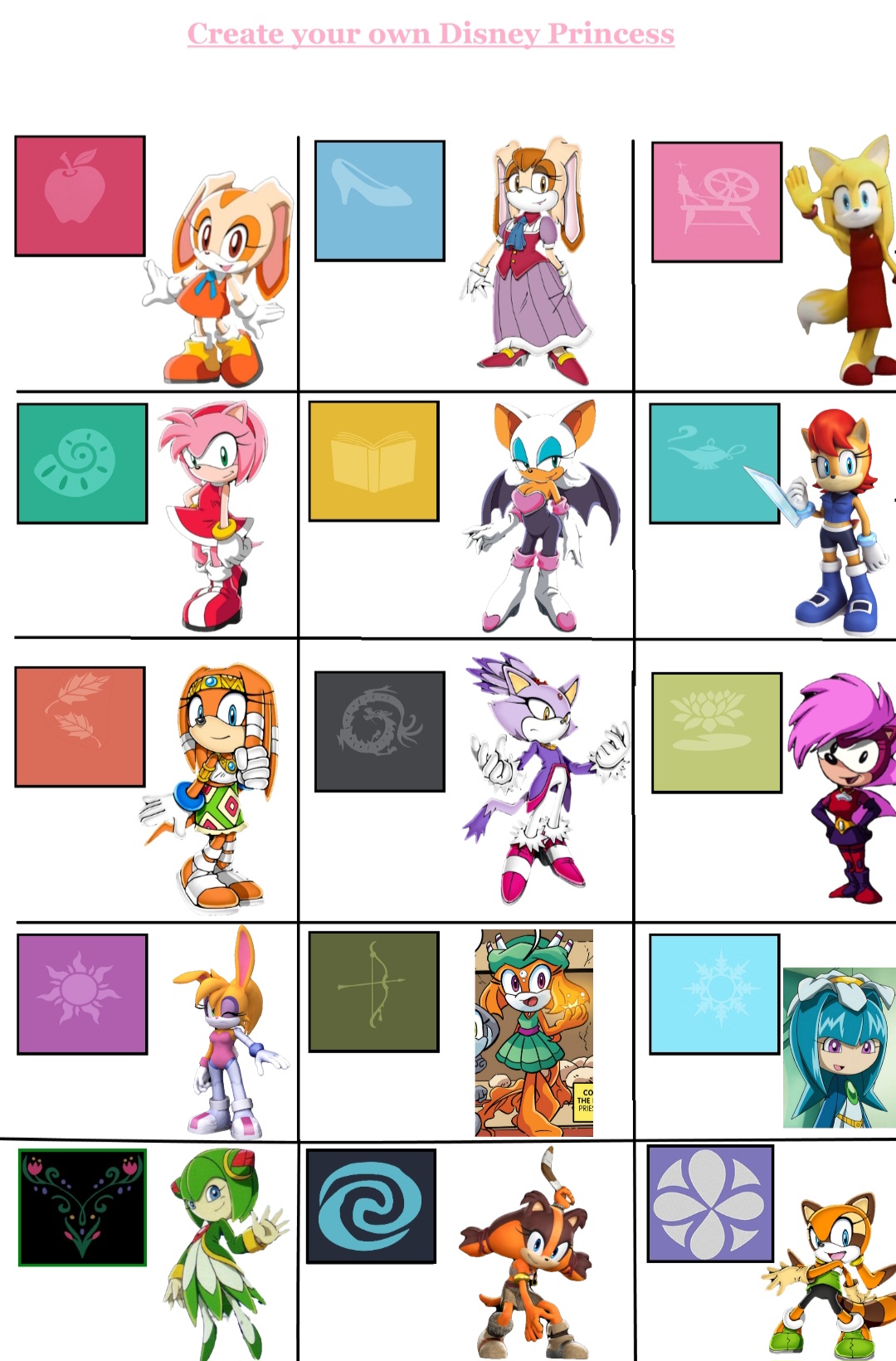 Determinator Princess My cast of Disney Princess by Jasline64 on DeviantArt