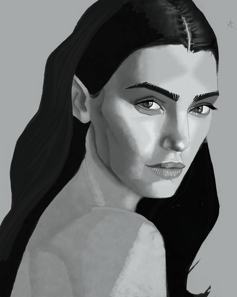Greyscaleart Grey Scale Portrait by abdulrahimart on DeviantArt