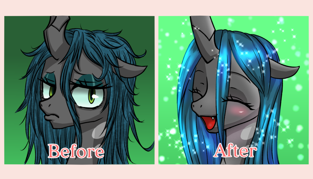 Chrysalis Before and After