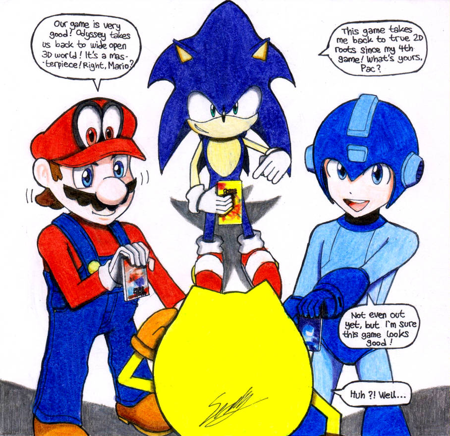 Novo jogo? Pac-Man recebe misteriosa ligação de Sonic no Twitter!