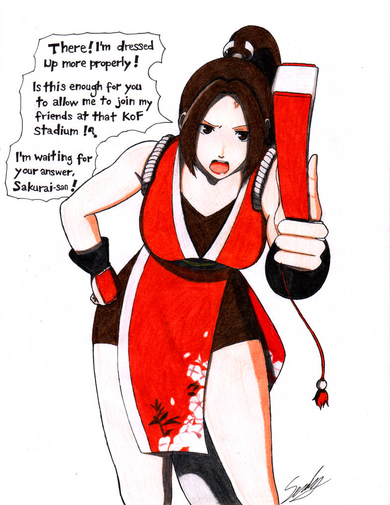 SuperSisi on X: April is Mai Shiranui month of boobs!! Hash tag