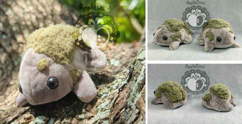 Mossy Stone Frog Plush -- Olive