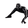 Black suit Spiderman - PNG