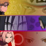 naruto , sasuke y sakura