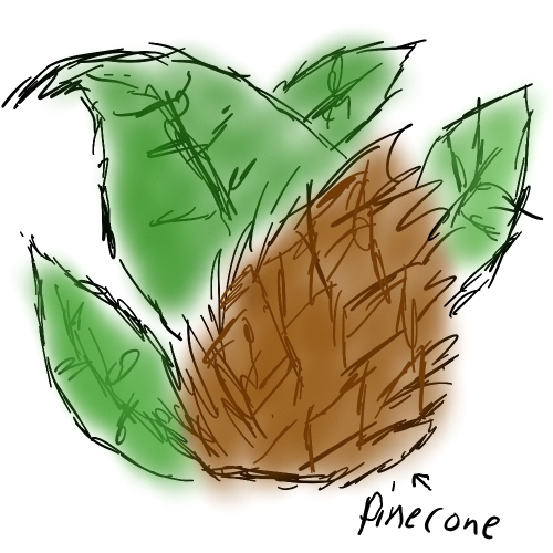 It's a pinecone...