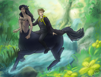 HPoc - The Boy and the Centaur by AlbinoNial