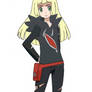 Lillie in Gladion clothes version 1