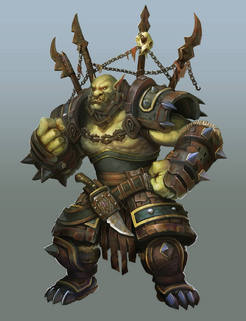 Orcish by zhuyukun on DeviantArt