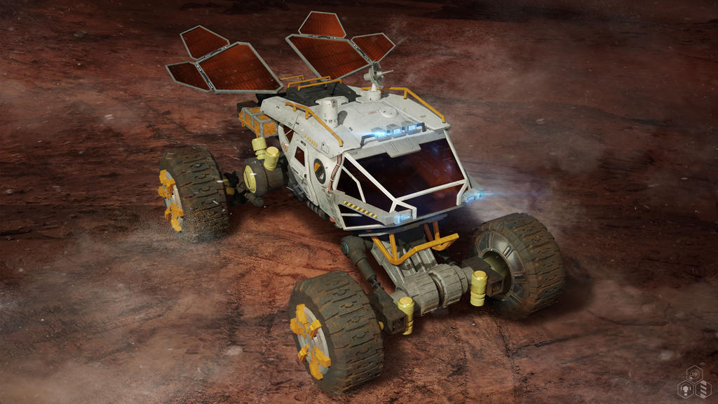 Mars rover by zhuyukun on DeviantArt