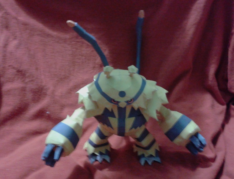 Electivire papercraft 5