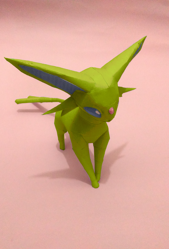 espeon shiny papercraft