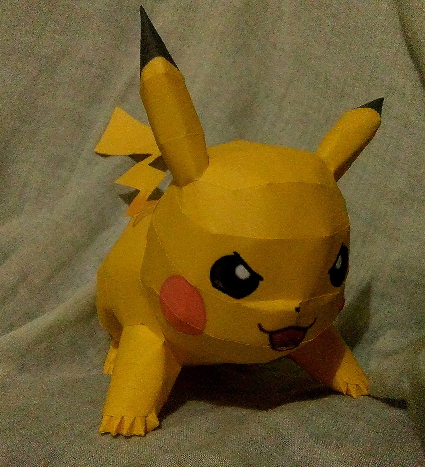 pikachu papercraft