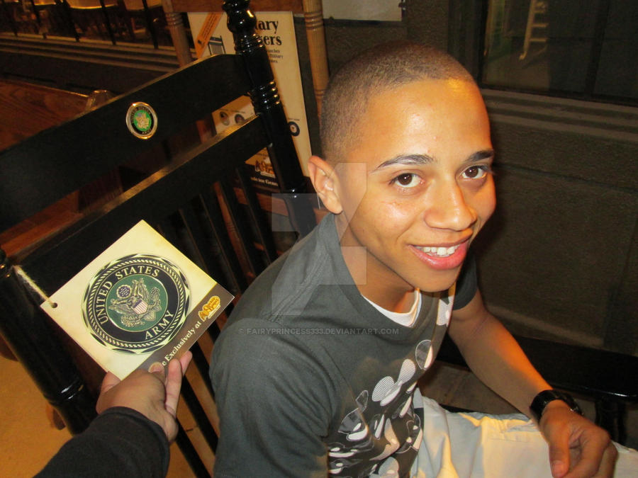 a marine in an army rocking chair by Fairyprincess333 on DeviantArt