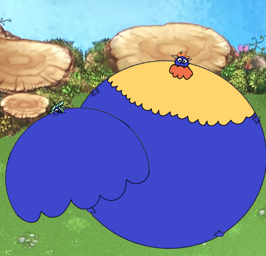 Galvana and Whisp Blueberry Inflation (Request) by Wowowow19 on DeviantArt