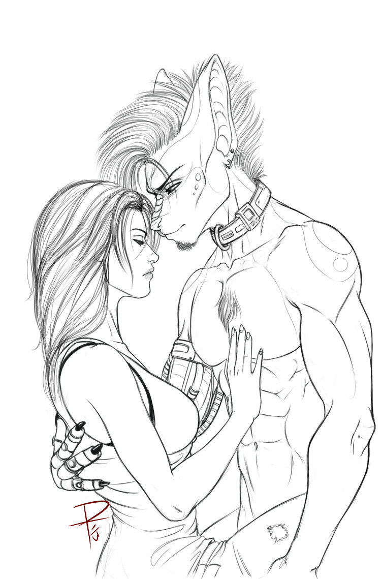 Seven and Ari - Art by Dreamtaker!