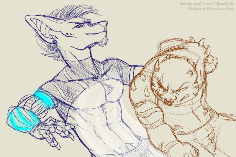 GIFT: Seven VS Ryhan Sketch